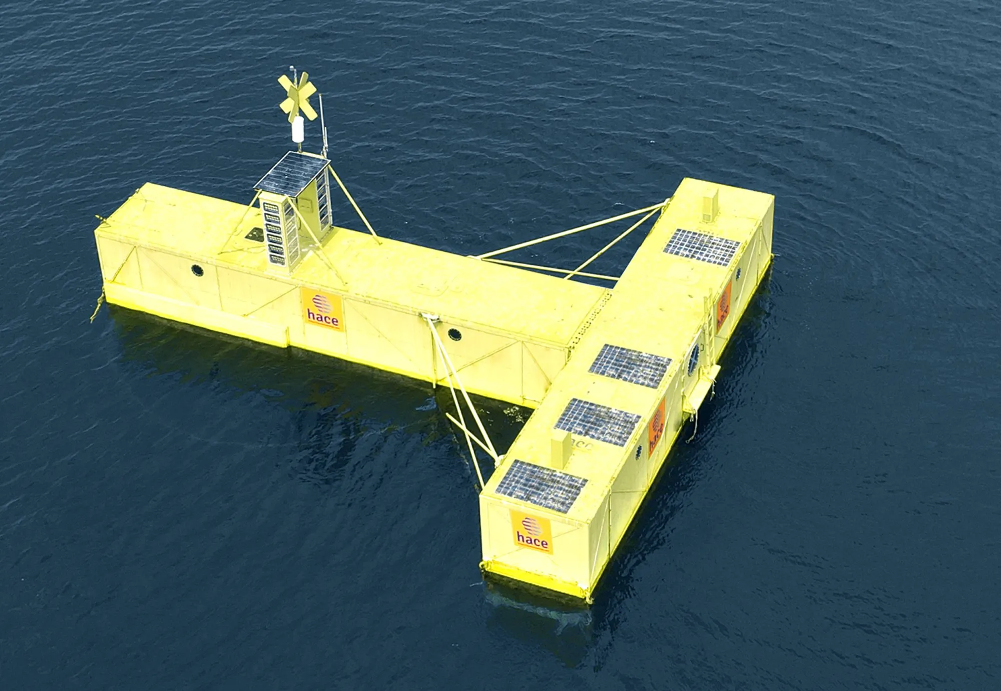 Aerial view — HACE wave energy module